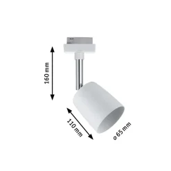 Paulmann URail Spot Cover, hvit, GU10| Skinnesystem