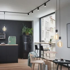 Paulmann URail systemskinne, 50 cm, svart matt| Skinnesystem