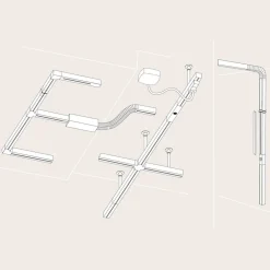 Paulmann URail systemskinne, 50 cm, svart matt| Skinnesystem