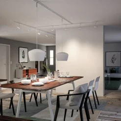 Paulmann URail-skinne, hvit, lengde 50 cm, aluminium| Skinnesystem