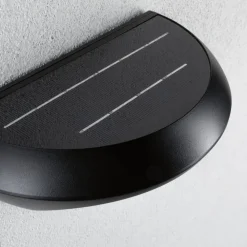 Paulmann utendørs LED-vegglampe Sorova, sensor, antrasitt| Solcellelamper Med Sensor|Vegglamper Med Sensor