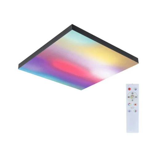 Paulmann Velora regnbuepanel 45x45 cm svart RGBW Clearance