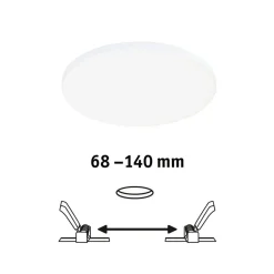 Paulmann Veluna Edge IP44 4.000K dimm Ø 16cm| Downlights|Spotter I Tak