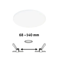 Paulmann Veluna Edge IP44 4.000K dimm Ø 16cm| Downlights|Spotter I Tak