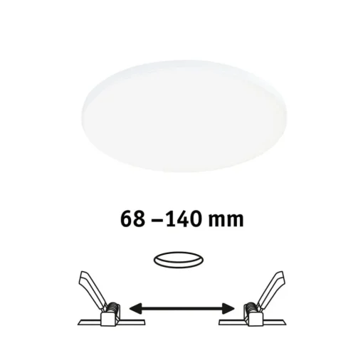 Paulmann Veluna Edge IP44 4.000K dimm Ø 16cm| Downlights|Spotter I Tak
