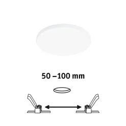 Paulmann Veluna Edge LED for innfelt IP44 4000K Ø 12 cm Clearance