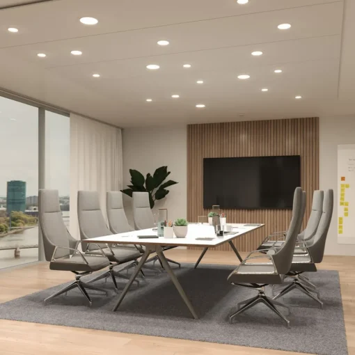 Paulmann Veluna Edge LED for innfelt IP44 3000K Ø 12 cm