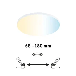 Paulmann Veluna Edge ZigBee CCT rundt Ø 16cm Outlet