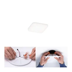 Paulmann Veluna LED-downlight, 4 000 K 7,5x7,5| Downlights
