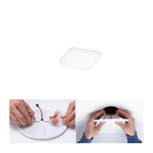 Paulmann Veluna LED-downlight, 4 000 K 7,5x7,5| Downlights