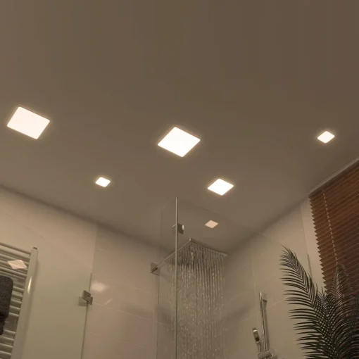 Paulmann Veluna LED-downlight, 4 000 K 7,5x7,5| Downlights