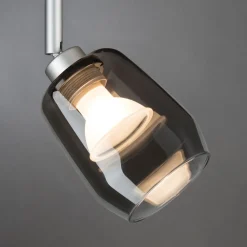 Paulmann Vento lampeskjerm, røykgrå, Ø 8 cm, glass Discount
