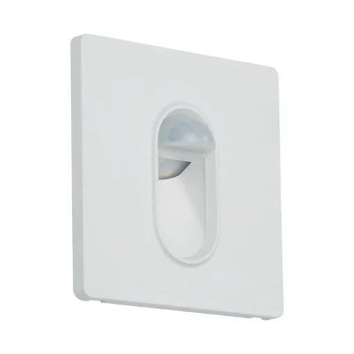 Paulmann Wall innfellingslampe sensor, hvit kantet| Downlights|Spotter I Tak