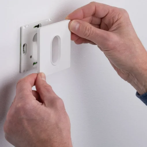 Paulmann Wall innfellingslampe sensor, hvit kantet| Downlights|Spotter I Tak