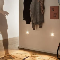 Paulmann Wall innfellingslampe sensor, hvit kantet| Downlights|Spotter I Tak