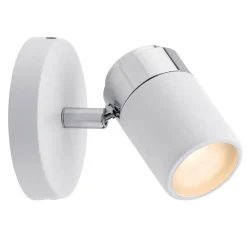 Paulmann Zyli veggspot hvit/krom 1 lyskilde| Spotter I Tak|Vegglamper