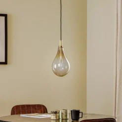 Argon Pendellampe Oaza, 1 lyskilde, røykgrå/svart| Pendellamper