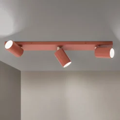 ORION Penn downlight, korallrød, lengde 60 cm, aluminium/aluminium Sale