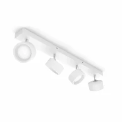Philips Bracia LED-downlight 4 lyskilder, hvit| Led-Innendørs|Spotter I Tak