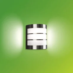 Philips Calgary utendørs vegglampe i stål| Vegglamper Utendørs