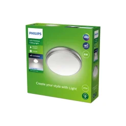 Philips Doris LED-utelampe IP54 4 000 K nikkel Online