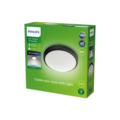 Philips Doris LED-utelampe IP54 4 000 K svart Clearance