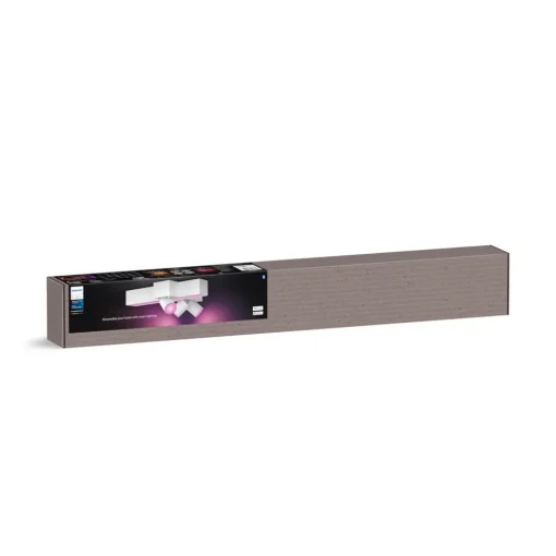 Philips Hue Centris Cross LED-spotlight, hvit, 3 lyskilder RGB CCT Outlet