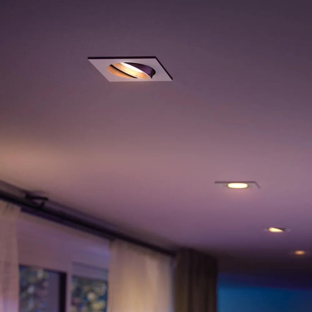 Philips Hue Centura LED-downlight kantet, hvit| Downlights