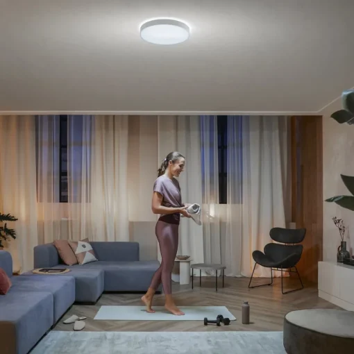 Philips Hue Enrave LED-taklampe 42,5 cm, hvit| Smarthus Belysning