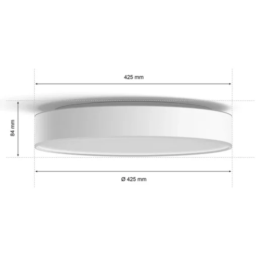 Philips Hue Enrave LED-taklampe 42,5 cm, hvit| Smarthus Belysning