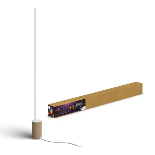Philips Hue Gradient Signe Oak LED-gulvlampe| Smarthus Belysning
