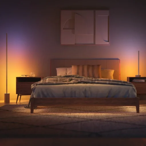 Philips Hue Gradient Signe Oak LED-gulvlampe| Smarthus Belysning