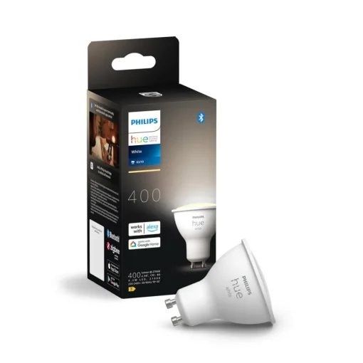 Philips Hue Hvit LED-reflektorpære GU10 4,2 W 2 700 K| Gu10 Pærer|Smarthus Lyspærer