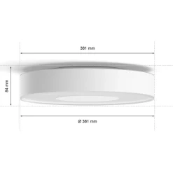 Philips Hue Infuse LED-taklampe 38,1 cm, hvit Hot