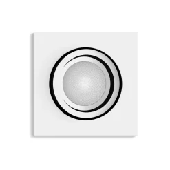 Philips Hue LED innfelt spot Centura, hvit, 9x9 cm, CCT, RGB Outlet