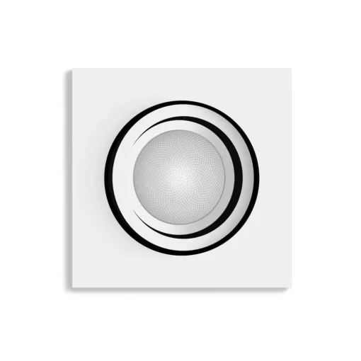 Philips Hue LED innfelt spot Centura, hvit, 9x9 cm, CCT, RGB Outlet