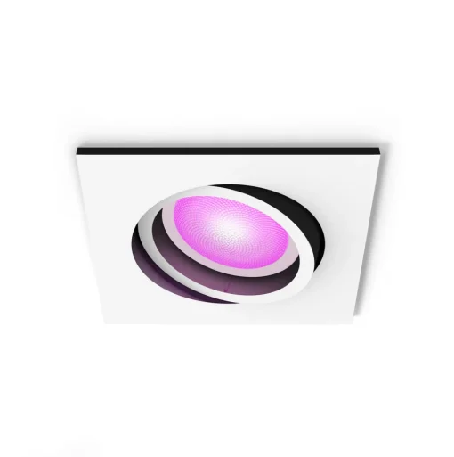 Philips Hue LED innfelt spot Centura, hvit, 9x9 cm, CCT, RGB Outlet