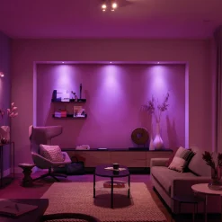 Philips Hue LED-downlight Argenta, hvit, 4 lyskilder RGB CCT Discount
