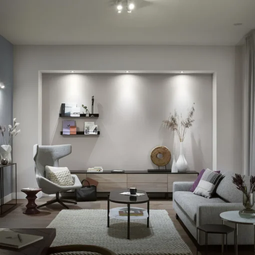 Philips Hue LED-downlight Argenta, hvit, 4 lyskilder RGB CCT Discount