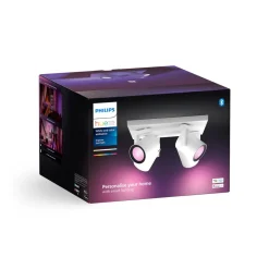 Philips Hue LED-downlight Argenta, hvit, 4 lyskilder RGB CCT Discount