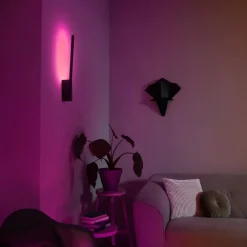 Philips Hue Liane LED-vegglampe, RGBW, svart| Smarthus Belysning