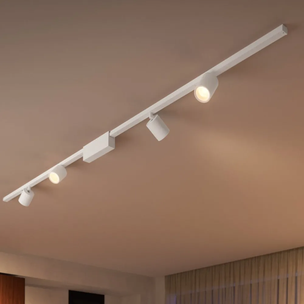 Philips Hue Perifo skinnesystem 4 spoter hvit| Skinnesystem