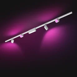 Philips Hue Perifo skinnesystem 4 spoter hvit| Skinnesystem