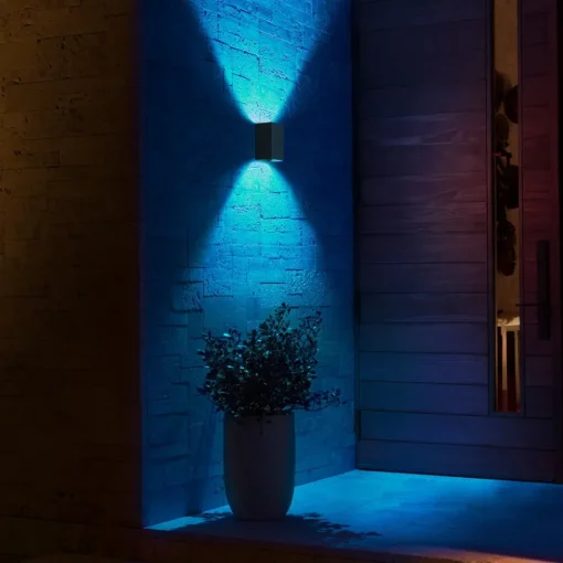 Philips Hue Resonate WACA Up- & downlight svart| Smarthus Utebelysning|Led-Utendørs