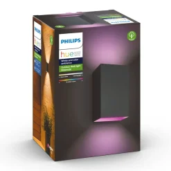 Philips Hue Resonate WACA Up- & downlight svart| Smarthus Utebelysning|Led-Utendørs