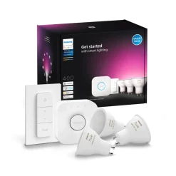 Philips Hue White & Colour Ambiance Starter Kit GU10 4,2W New