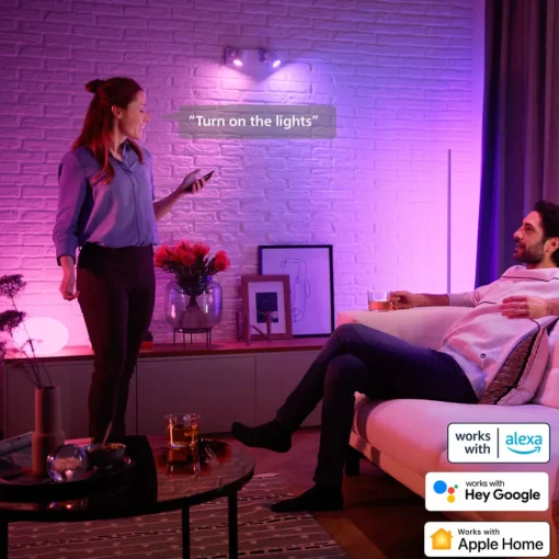 Philips Hue White & Colour Ambiance Starter Kit GU10 4,2W New