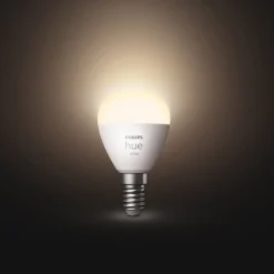 Philips Hue White LED-dråpepære E14 5,7W 2 700 K| E14 Pærer|Dimbar Led-Pære