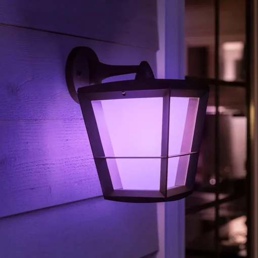 Philips Hue White+Color Econic vegglampe nede| Smarthus Utebelysning