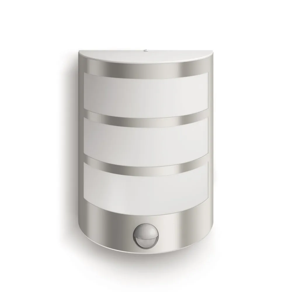 Philips LED utendørs vegglampe Python UE, grå, sensor| Vegglamper Med Sensor